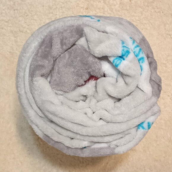 NWT ~ Officially Licensed Hershey’s Kisses Plush Gray Throw Blanket, 50” X 60” - Picture 6 of 11